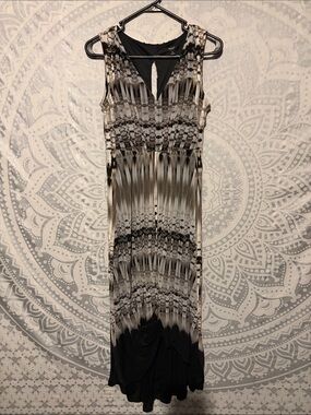 Simply Vera Vera Wang Tie Dye High Low Maxi Dress M